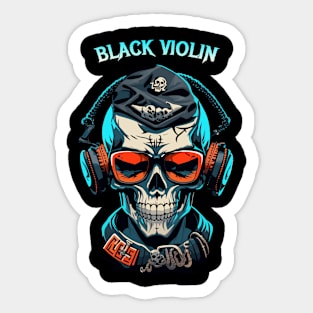 black violin Sticker